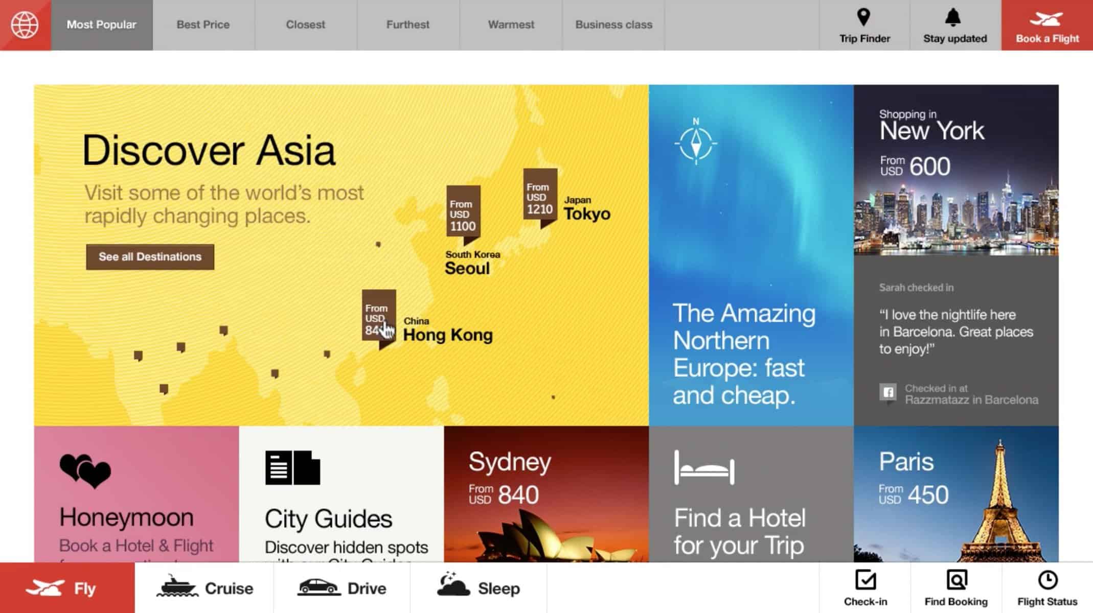How an airline website should look StaffTraveler blog