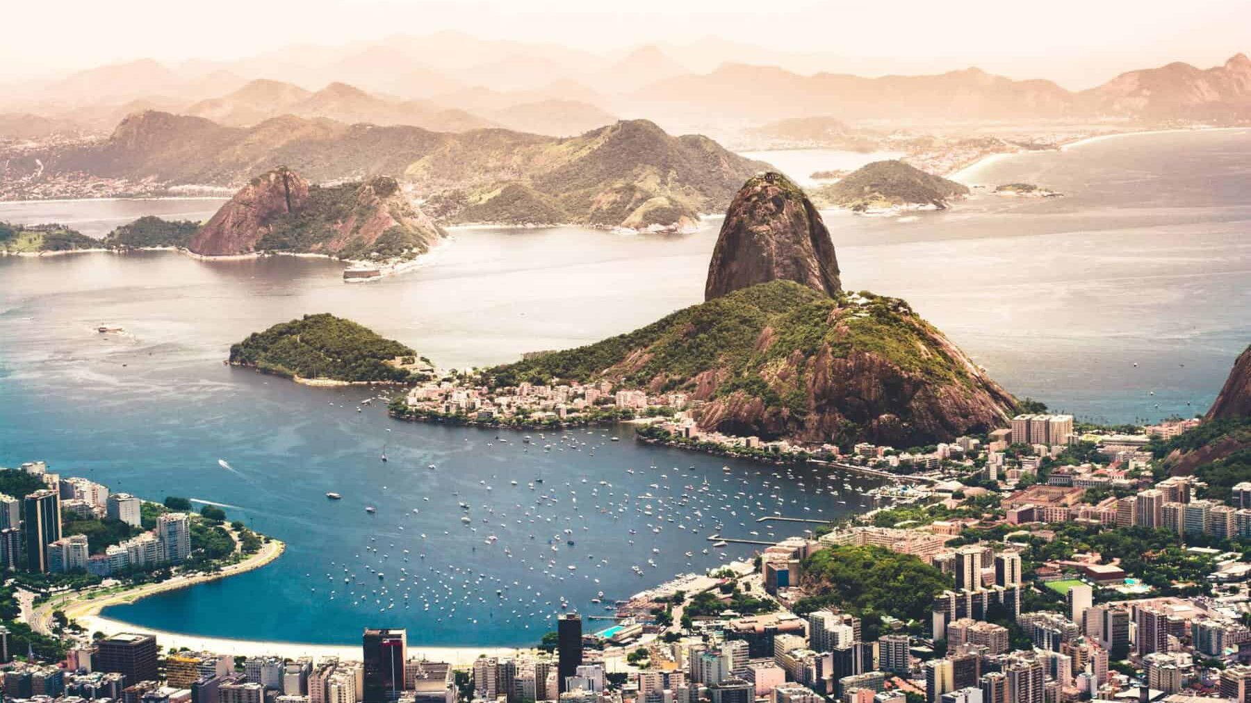 Coastline of Rio de Janeiro, Brazil