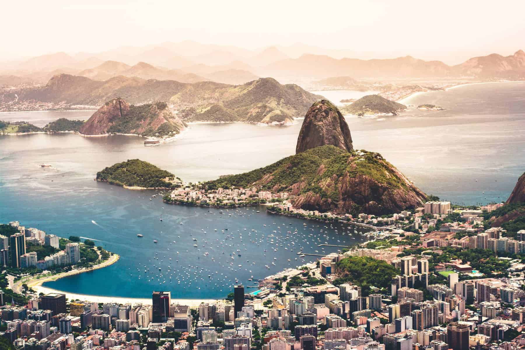 Coastline of Rio de Janeiro, Brazil