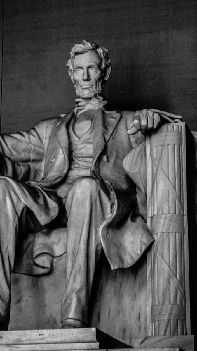 Una maravillosa foto del Memorial de Abraham Lincoln en Washington DC