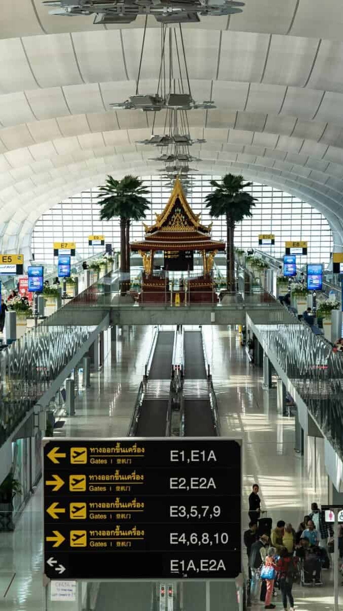 A shot of the terminals at BKK - Suvarnabhumi Airport