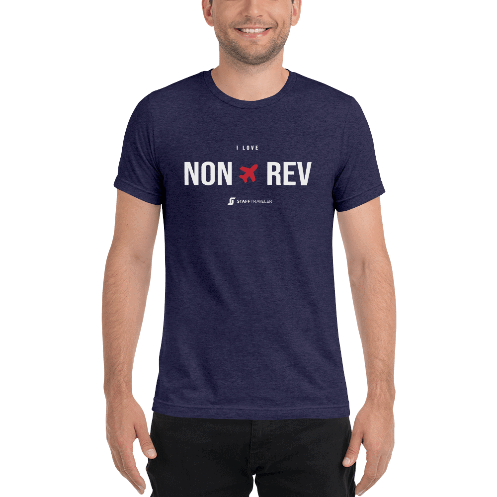 I love non-rev T-shirt blue