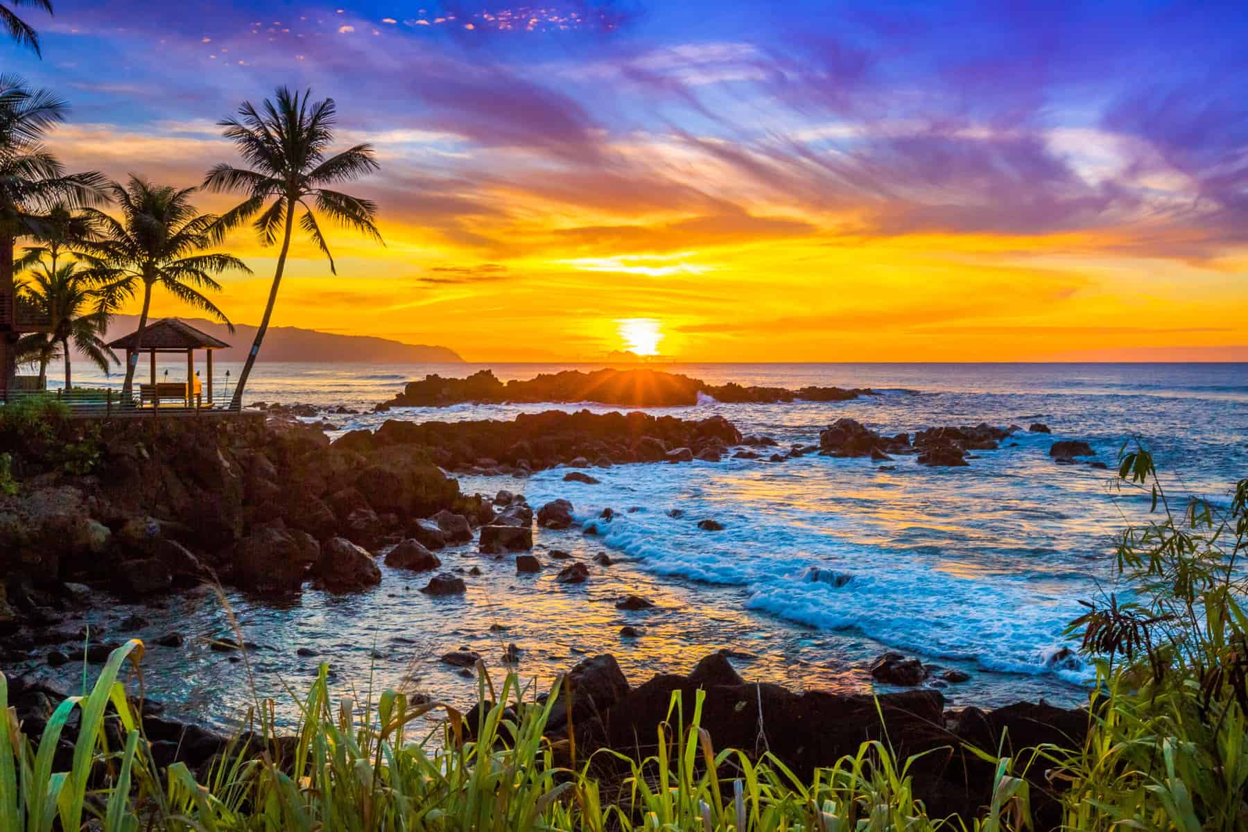 North Shore Oahu Sunset